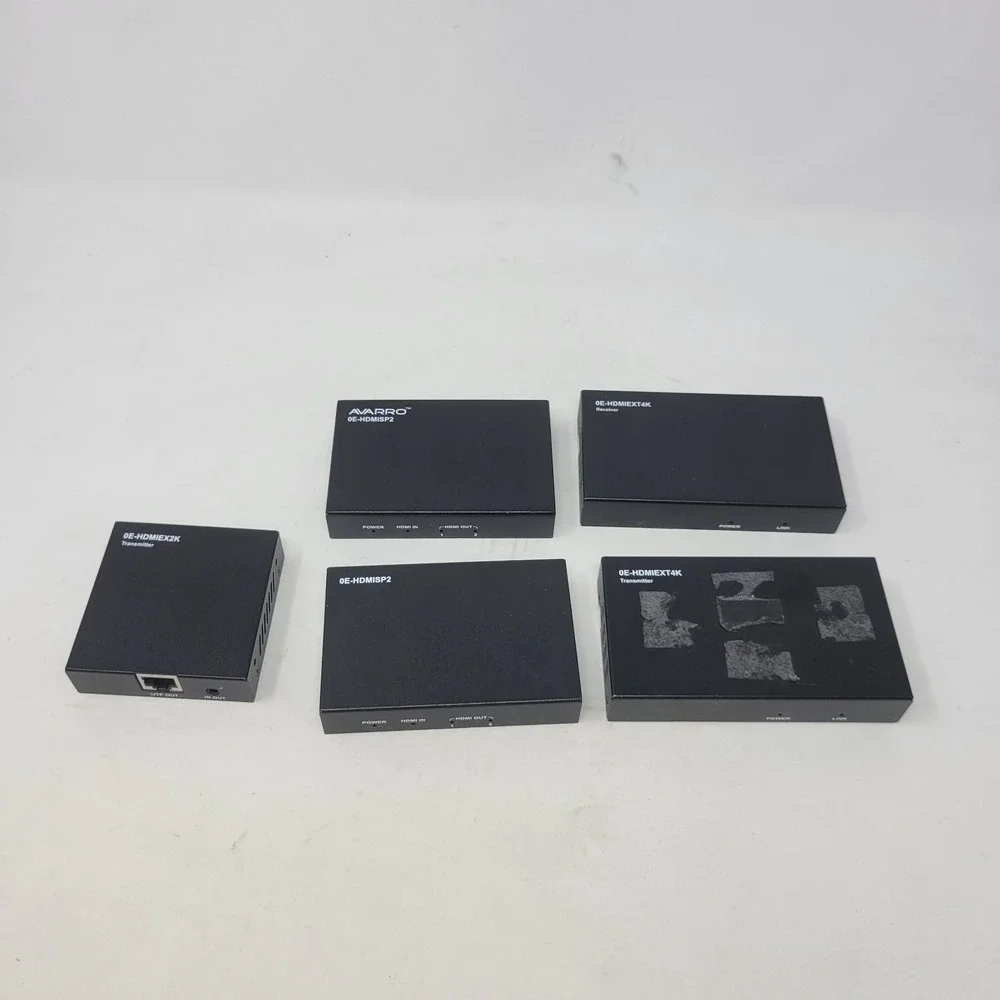 AVARPO Lot Of 5 HDMI Recieves Transmitters‎ Untested 0E- HDMIex2k, HDMISP2